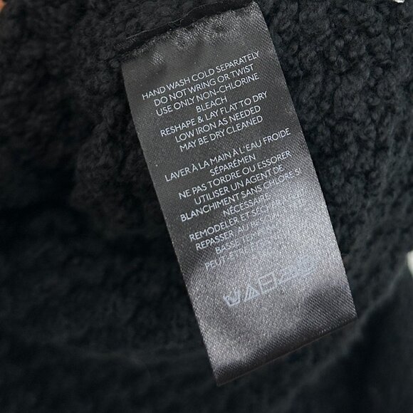 FREE PEOPLE Cutting Edge Cotton Cable Sweater in Black Size X-Large - Picture 7 of 14